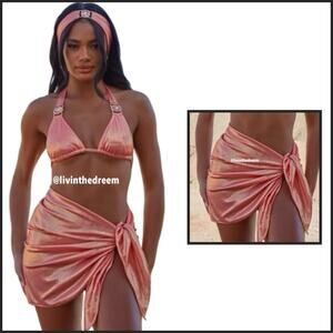 Moda Minx Shimmering Lights Short Sarong $59